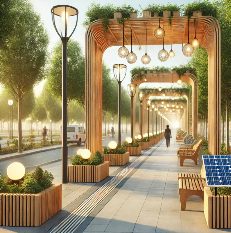 Sustainable Avenue Decorations